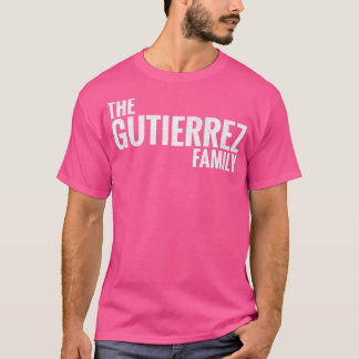 De familie Gutierrez Familienaam Gutierrez L T-shirt