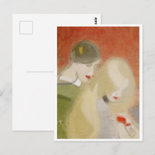 De familie Heirloom, Helene Schjerfbeck Briefkaart (Voorkant / Achterkant)