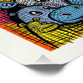 De familie Hippo Perfect Poster (Hoek)