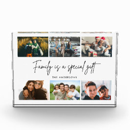 De familie is een Speciale Foto Collage van het Ci