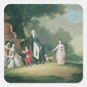 De familie Kinloch van Kair Vierkante Sticker