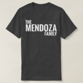 De familie Mendoza Achternaam Mendoza T-shirt (Design voorkant)