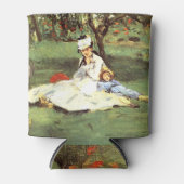 De familie Monet in hun tuin Edouard Manet Blikjeskoeler (Voorkant)