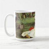De familie Monet in hun tuin Edouard Manet Koffiemok (Links)