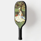 De familie Monet in hun tuin Edouard Manet Pickleball Paddle (Links)