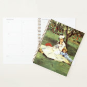 De familie Monet in hun tuin Edouard Manet Planner (Display)