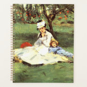 De familie Monet in hun tuin Edouard Manet Planner (Voorkant)