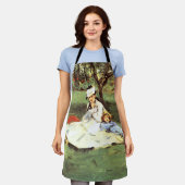 De familie Monet in hun tuin Edouard Manet Schort (Gedragen)