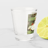 De familie Monet in hun tuin Edouard Manet Shot Glas (Links)