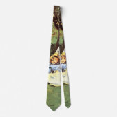 De familie Monet in hun tuin Edouard Manet Stropdas (Voorkant)