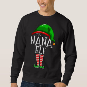 De familie Nana Elf komt overeen met de kerstcadea Trui