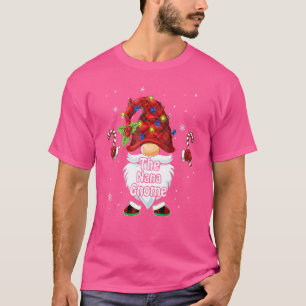 De familie Nana Gnome kerst Matching T-shirt