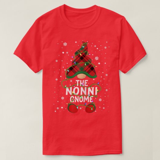 De familie Nonni Gnome komt overeen met Chris T-shirt (Design voorkant)