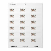 De familie Owl Etiket (Full Sheet)