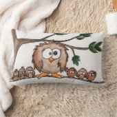 De familie Owl Kussen (Deken)