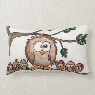 De familie Owl Kussen