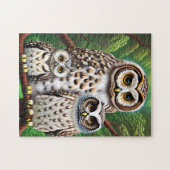 De familie Owl Legpuzzel (Horizontaal)