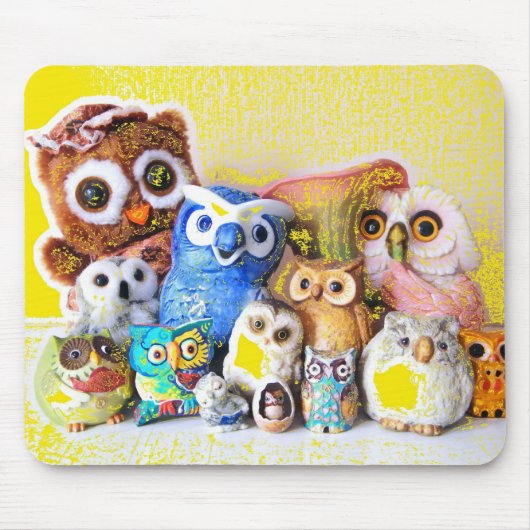De familie Owl Muismat (Voorkant)