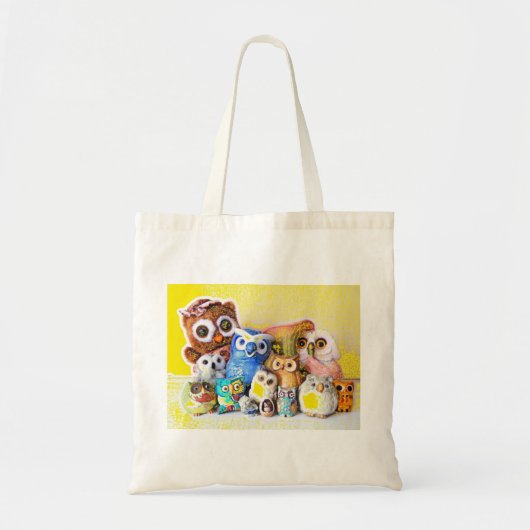 De familie Owl Tote Bag (Voorkant)