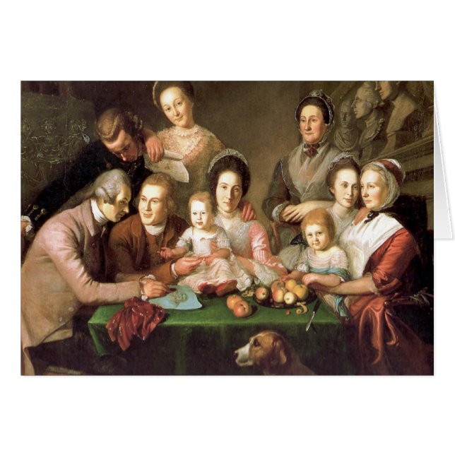 De familie Peale, door Charles Willson Peale (Voorkant Horizontaal)