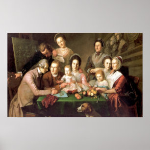 De familie Peale, door Charles Willson Peale Poster