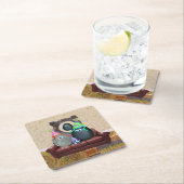 De familie Pet Rock Kartonnen Onderzetters (Insitu)