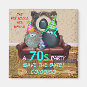 De familie Pet Rock Magneet (Voorkant)