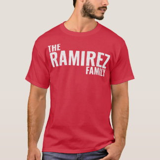 De familie Ramirez Achternaam Ramirez Laatste na T-shirt