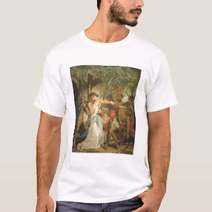 De familie Settling, aangevallen door Savages, geg T-shirt