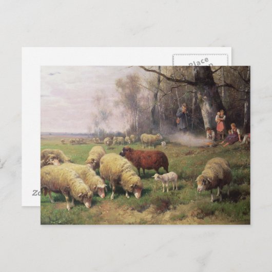 De familie Shepherd Briefkaart (Voorkant / Achterkant)