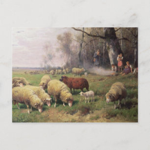 De familie Shepherd Briefkaart