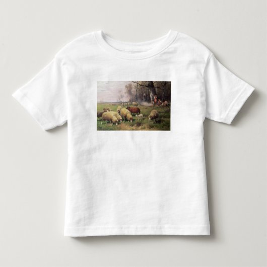 De familie Shepherd Kinder Shirts (Voorkant)
