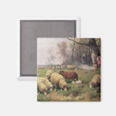 De familie Shepherd Magneet (Voorkant / Achterkant)