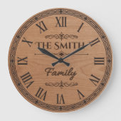 De familie SMITH wandklok (Voorkant)