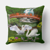 De familie Swan Kussen (Achterkant)