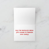 DE FAMILIE VAN BRETAGNE FEESTDAGEN KAART (Binnen)