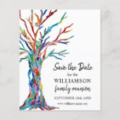 De Familie van de Familie van de Begroting reünie  Flyer (Voorkant)