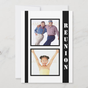 De familie van de hereniging moderne foto PERSONAL Kaart
