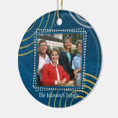 De familie van de Johnson - Ornament met Kerstmis (Links)