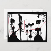 De familie van de kazerne briefkaart (Voorkant / Achterkant)