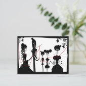 De familie van de kazerne briefkaart (Staand voorkant)