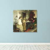 De familie van de kunstenaar, 1895 canvas afdruk (Insitu (Houten vloer))