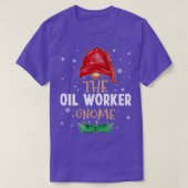 De familie van de oliewerker Gnome die Kerstmis ui T-shirt (Design voorkant)