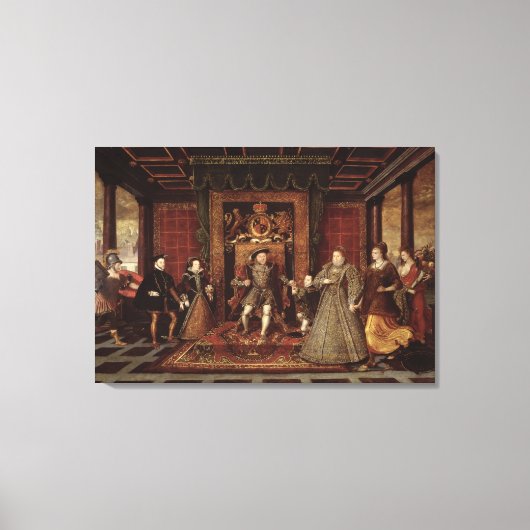 De familie van Henry VIII: Canvas Afdruk (Voorkant)