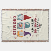 De familie van het kerstgenoom die enkel met gnome deken (Voorkant)