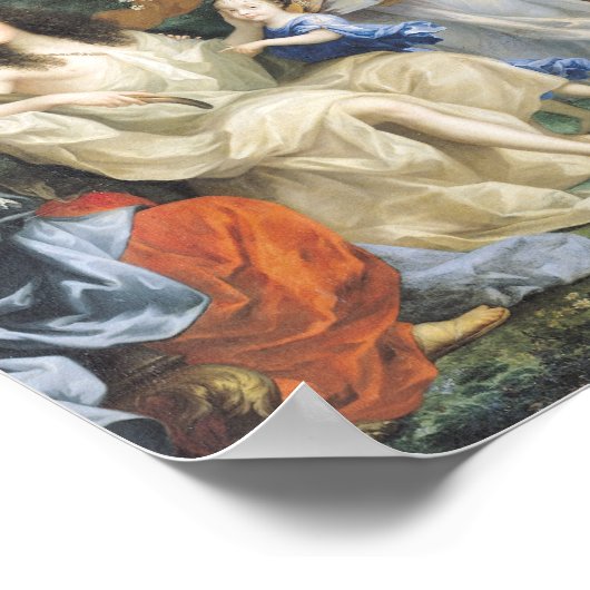 De familie van Louis XIV 1670 2 Poster (Hoek)