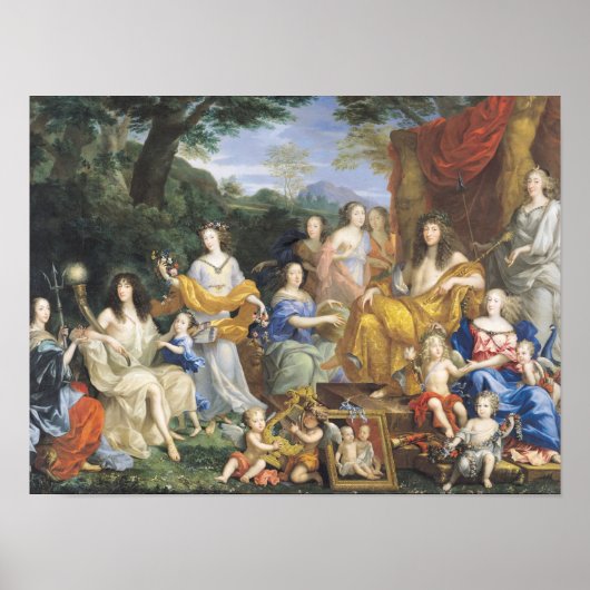 De familie van Louis XIV 1670 2 Poster (Voorkant)