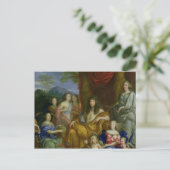De familie van Louis XIV 1670 Briefkaart (Staand voorkant)
