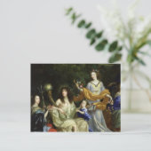 De familie van Louis XIV 1670 Briefkaart (Staand voorkant)