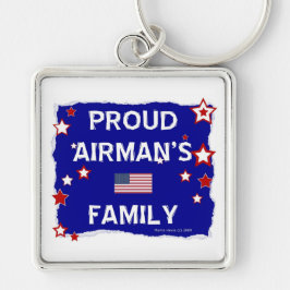 De familie van Proud Airman Sleutelhanger